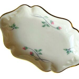 Lenox rose manor trinket dish